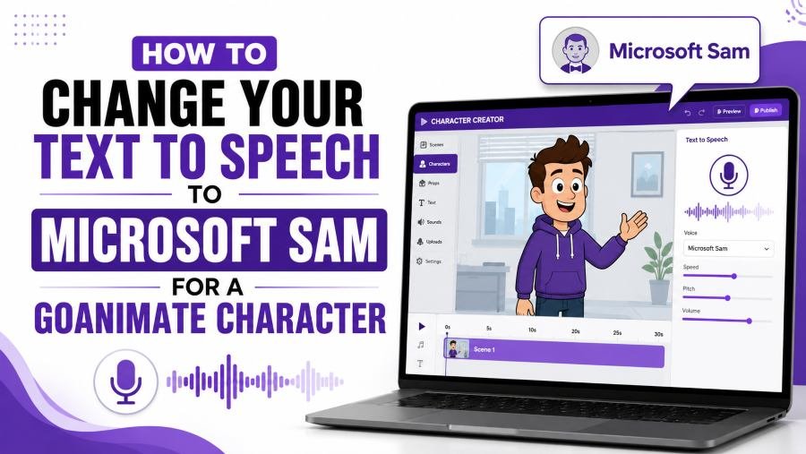 how to change your text to speech to microsoft sam